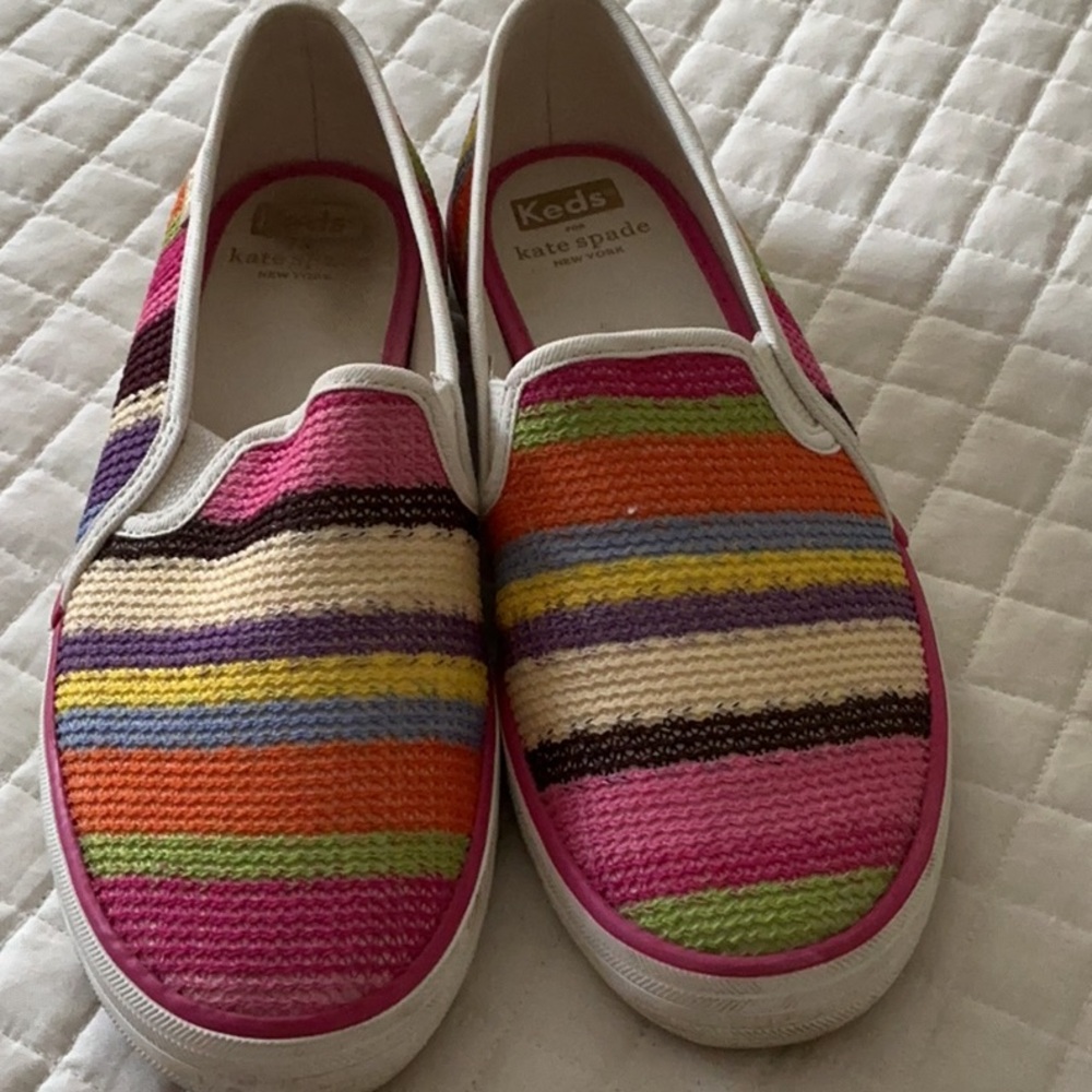 Keds Kate Spade Multicolor Striped Sneakers
